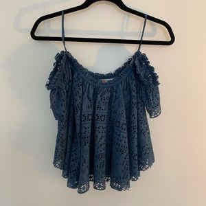 Free People off-the-shoulder top